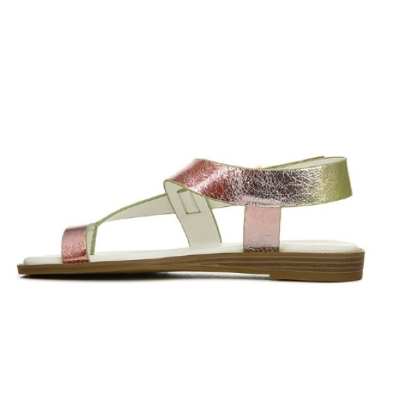 NWT Franco Sarto Pink Gensi Leather Sandals Womens Size 6.5 - Picture 3 of 6